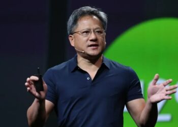 Nvidia CEO Jensen Huang declares a new industrial revolution as AI stock continues to rise