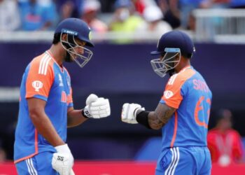 India advances to the Super 8s after defeating the US by 7 wickets