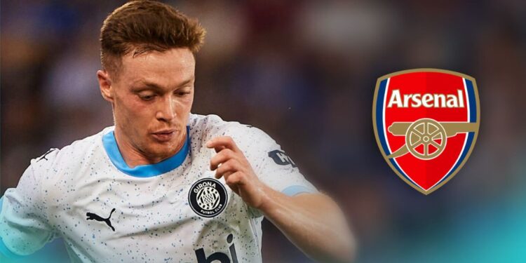 Arsenal is pursuing Girona over Viktor Tsyhankov