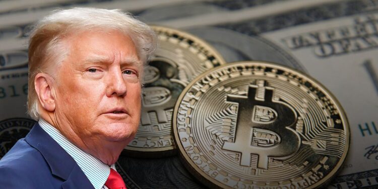Donald Trump says at a fundraiser that he is the “Crypto President”