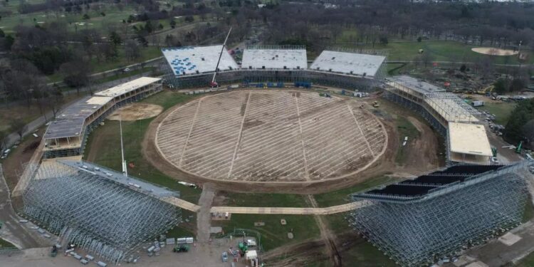 The venue for the Ind vs PAK T20 World Cup is being demolished by bulldozers