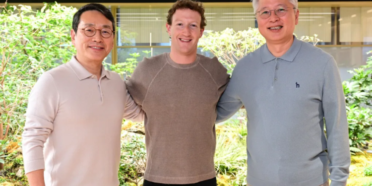 Chief of Samsung Lee meets CEOs of Meta, Amazon, and Qualcomm to talk about AI