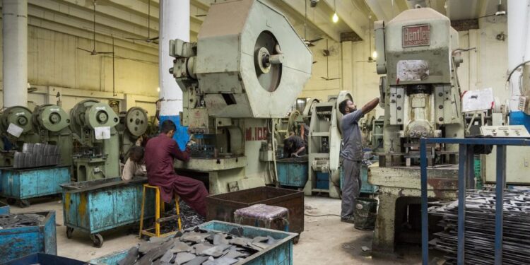 Following a slow May, private sector production growth soars in June