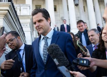 Rep. Derrick Van Orden of Wisconsin calls Matt Gaetz, who is making fun of Kevin McCarthy at the 2024 Republican National Convention, a “little (b—-)”