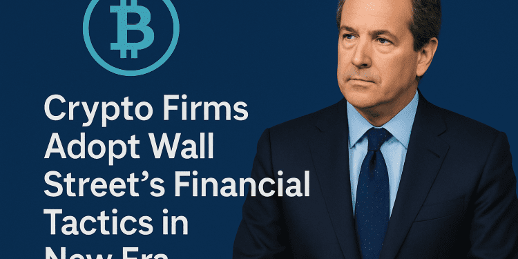 Crypto Firms Adopt Wall Street’s Financial Tactics in New Era