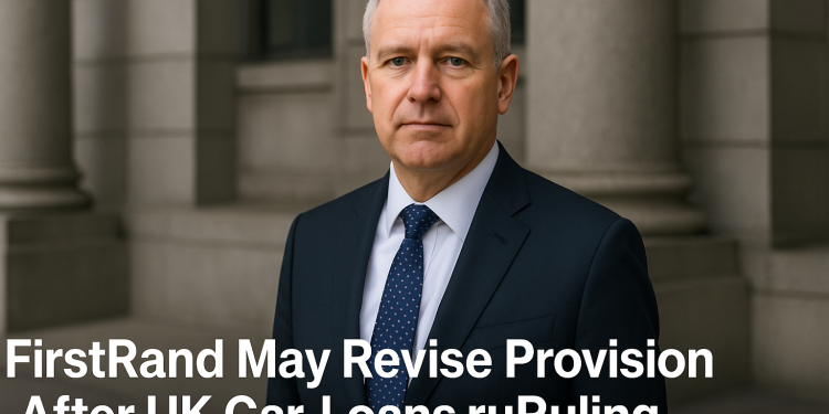 FirstRand May Revise Provision After UK Car-Loans Ruling