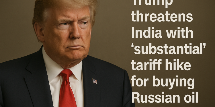 Trump threatens India with ‘substantial’ tariff hike for buying Russian oil