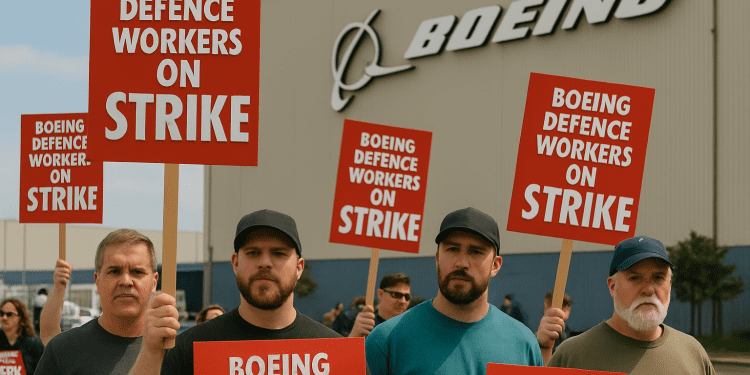 Boeing defence workers set to strike in new blow to aviation giant