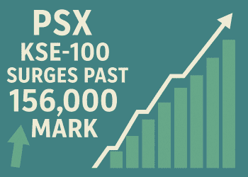 PSX KSE-100 Surges Past 156,000 Mark