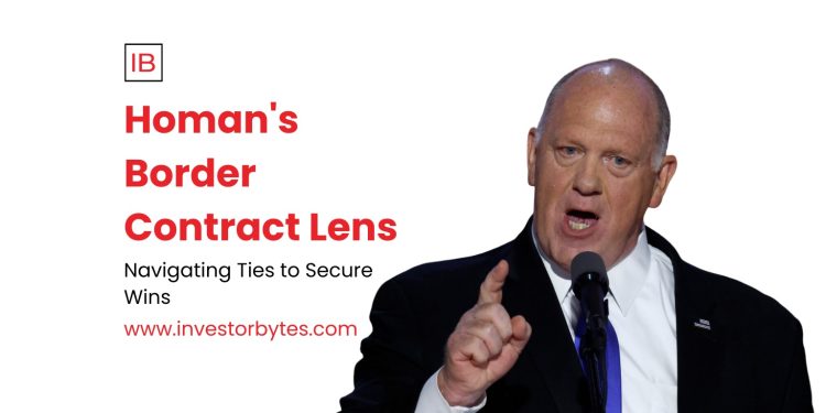 Border Czar Homan’s Expertise Shapes Enforcement Landscape