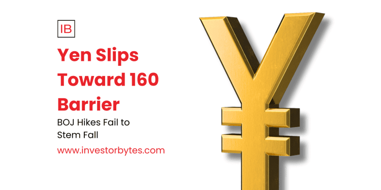 Yen Nears Critical 160 Mark: USD/JPY Hits 160 High Amid Intervention Warnings and BoJ Deferrals