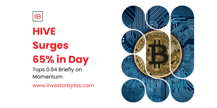 HIVE Jumps 65% Daily: Blockchain Miner’s Stock Rockets on Record Output and AI Pivot, Hitting $2.47 High