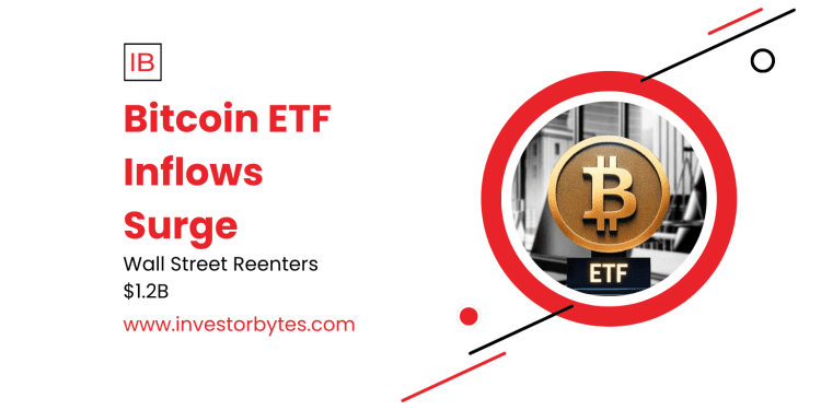 Bitcoin ETF Inflows Surge: Institutional Bets Fuel $524M Rush