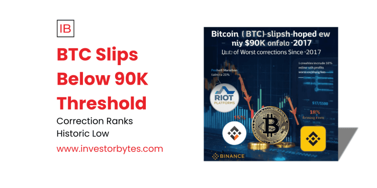 BTC Slips Below 90K Threshold: Dollar Strength and ETF Exits Drag Bitcoin to Seven-Month Trough