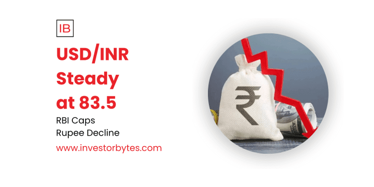 USD/INR Steady at 83.5