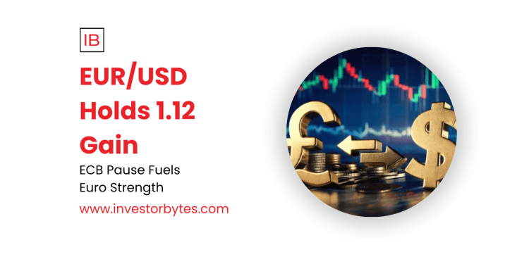 EUR/USD Holds 1.12 Gain
