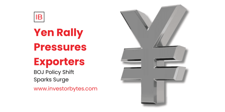 Yen Rally Pressures Exporters