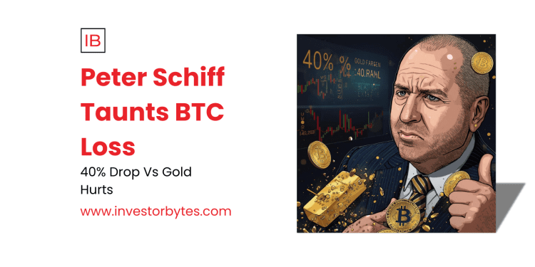 Peter Schiff Taunts BTC Loss: Gold Bug Mocks Bitcoin’s 2025 Wipeout as Digital Gold Narrative Crumbles