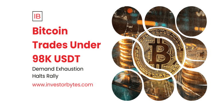 Bitcoin Trades Under 98K USDT