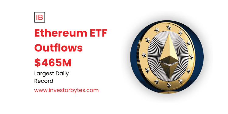 Ethereum ETF Outflows $465M