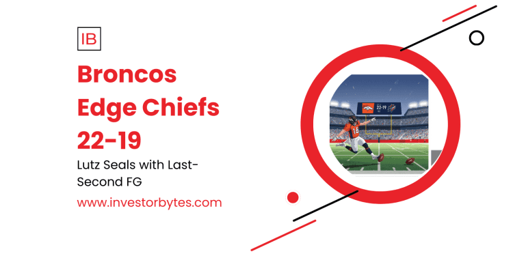 Broncos Edge Chiefs 22-19: Lutz’s Walk-Off Seals Eighth Straight Win, Shattering Chiefs’ AFC West Reign