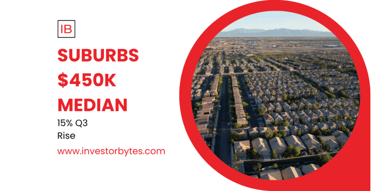 Suburbs Median $450K
