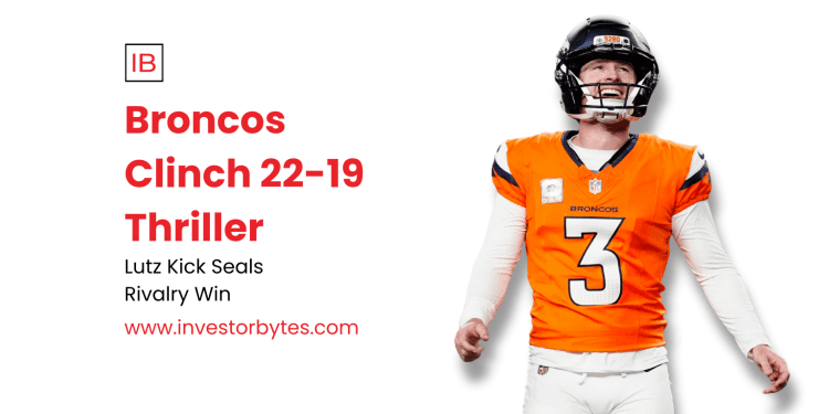 Broncos Clinch 22-19 Thriller: Lutz’s Heroics Topple Chiefs