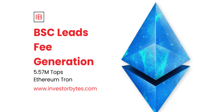 BSC Dominates Fee Revenues: Binance Smart Chain Leads with $5.57M Daily Surge on DeFi Boom and Low-Cost Appeal