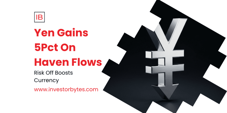 Yen Gains 5Pct On Haven Flows