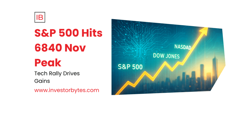 SP500 Hits 6840 Nov Peak