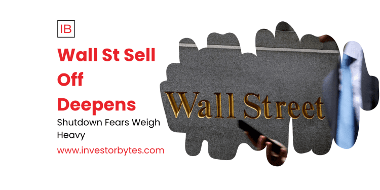WALL ST SELL OFF DEEPENS