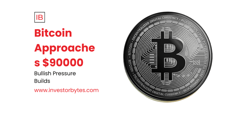 Bitcoin Approaches $90000
