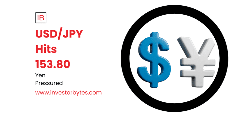 USD/JPY Hits 153.80