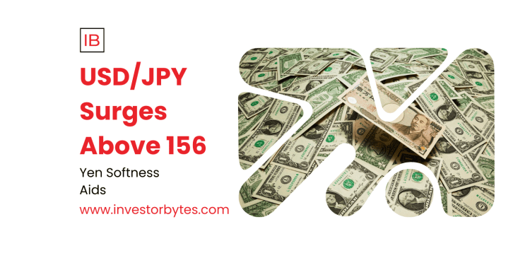 USD/JPY Surges Above 156