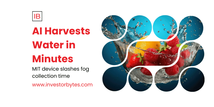 AI Harvests Water in Minutes