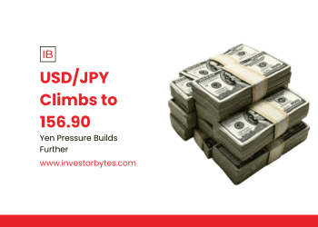 USD/JPY Climbs to 156.90