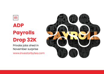 ADP Payrolls Drop 32K