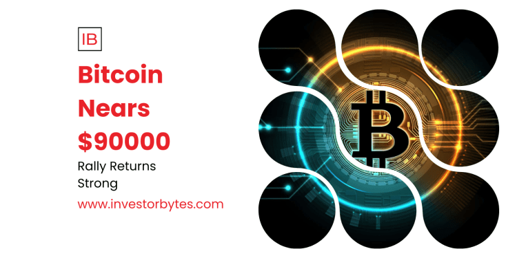 Bitcoin Nears $90000