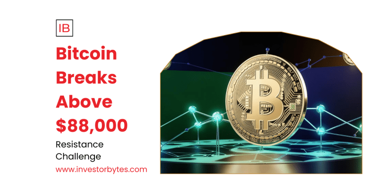 Bitcoin Breaks Above $88,000