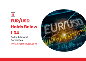 EUR/USD Holds Below 1.34