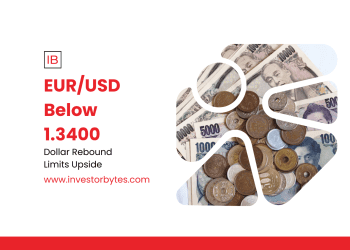 EUR/USD Below 1.3400