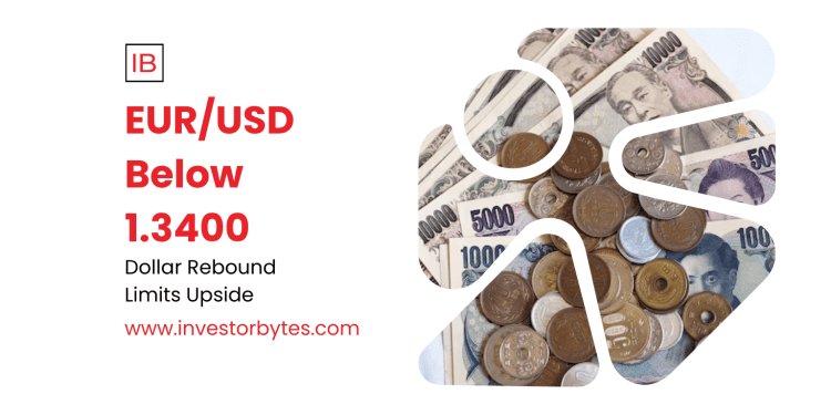 EUR/USD Below 1.3400