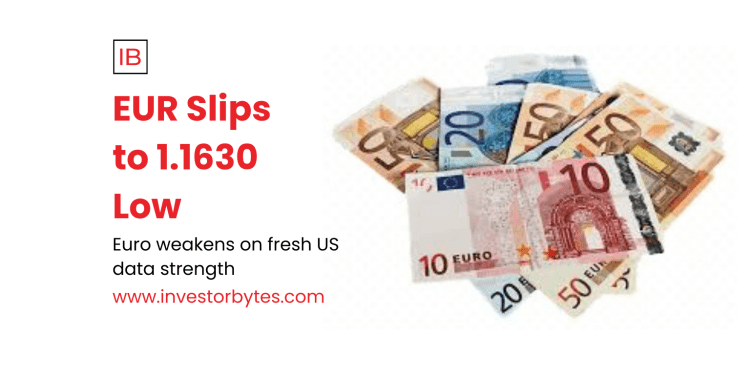 EUR Slips to 1.1630 Low