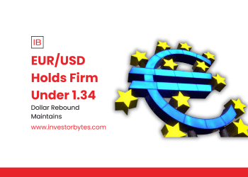 EUR/USD Holds Firm Under 1.34