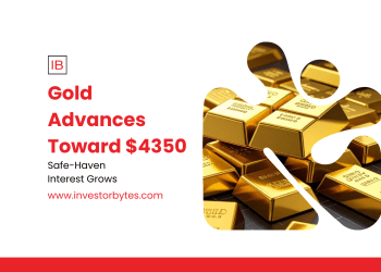 Gold Advances Toward $4350