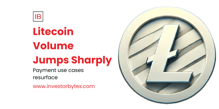 Litecoin Volume Jumps Sharply