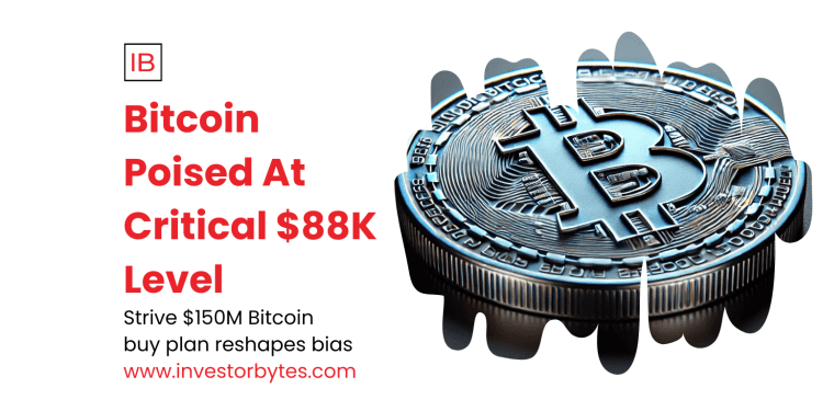Bitcoin Poised At Critical $88K Level