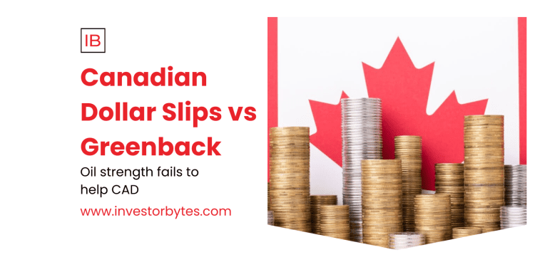 Canadian Dollar Slips vs Greenback