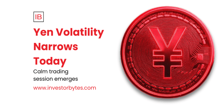 Yen Volatility Narrows Today