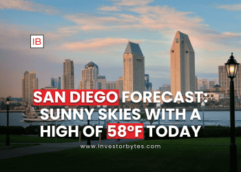 San Diego Forecast: Sunny Skies with a High of 58°F Today